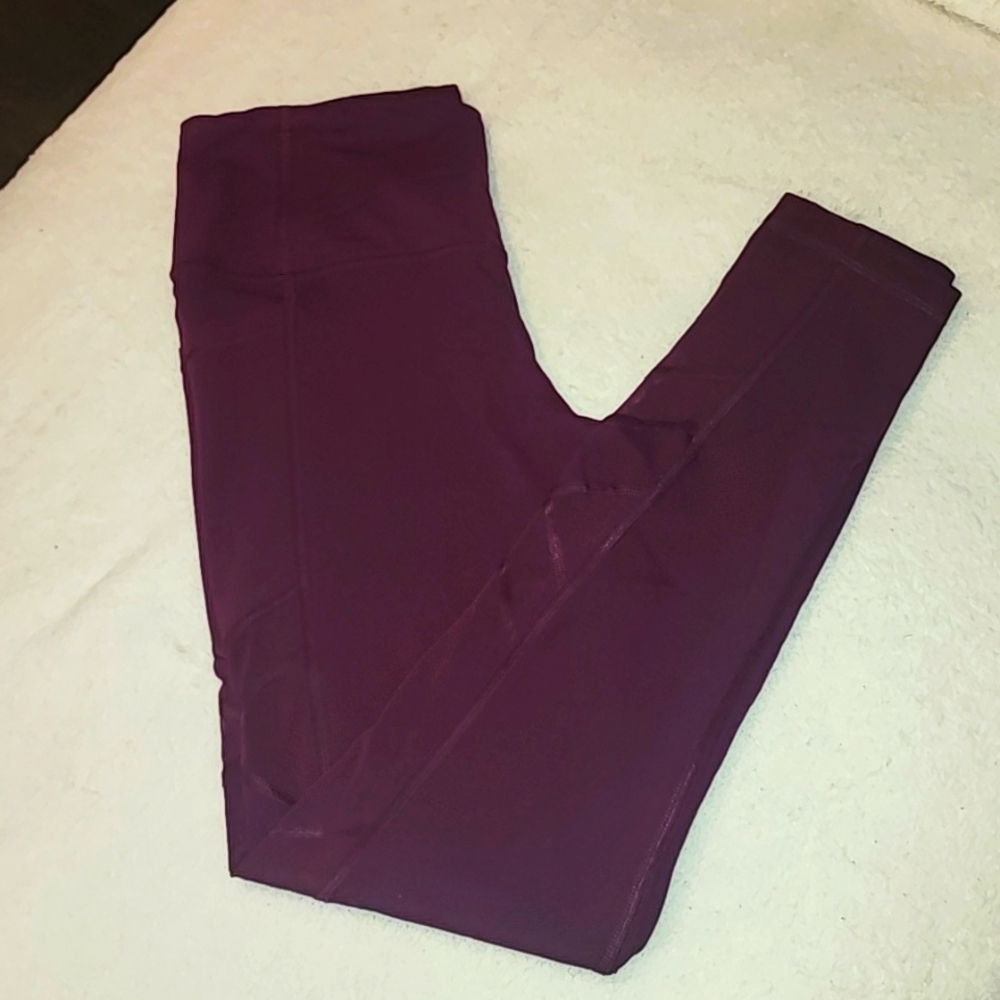 VS sport leggings maroon size Med